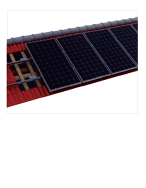 瓦屋顶光伏支架价格并网发电系统专用